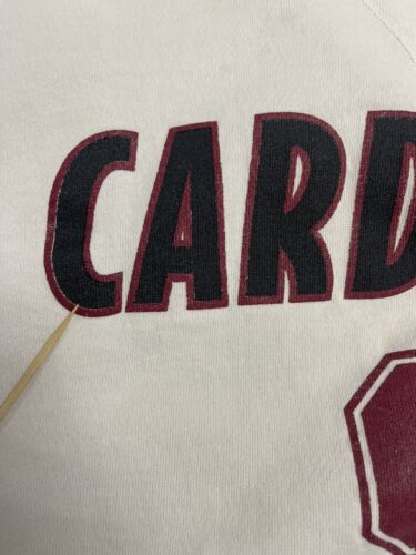 Vintage Stanford Cardinals Champion Sweatshirt Size XL White 90s NCAA