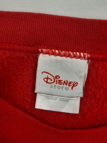 Vintage Winnie the Pooh Piglett Disney Sweatshirt Crewneck Size XL Red Cartoon