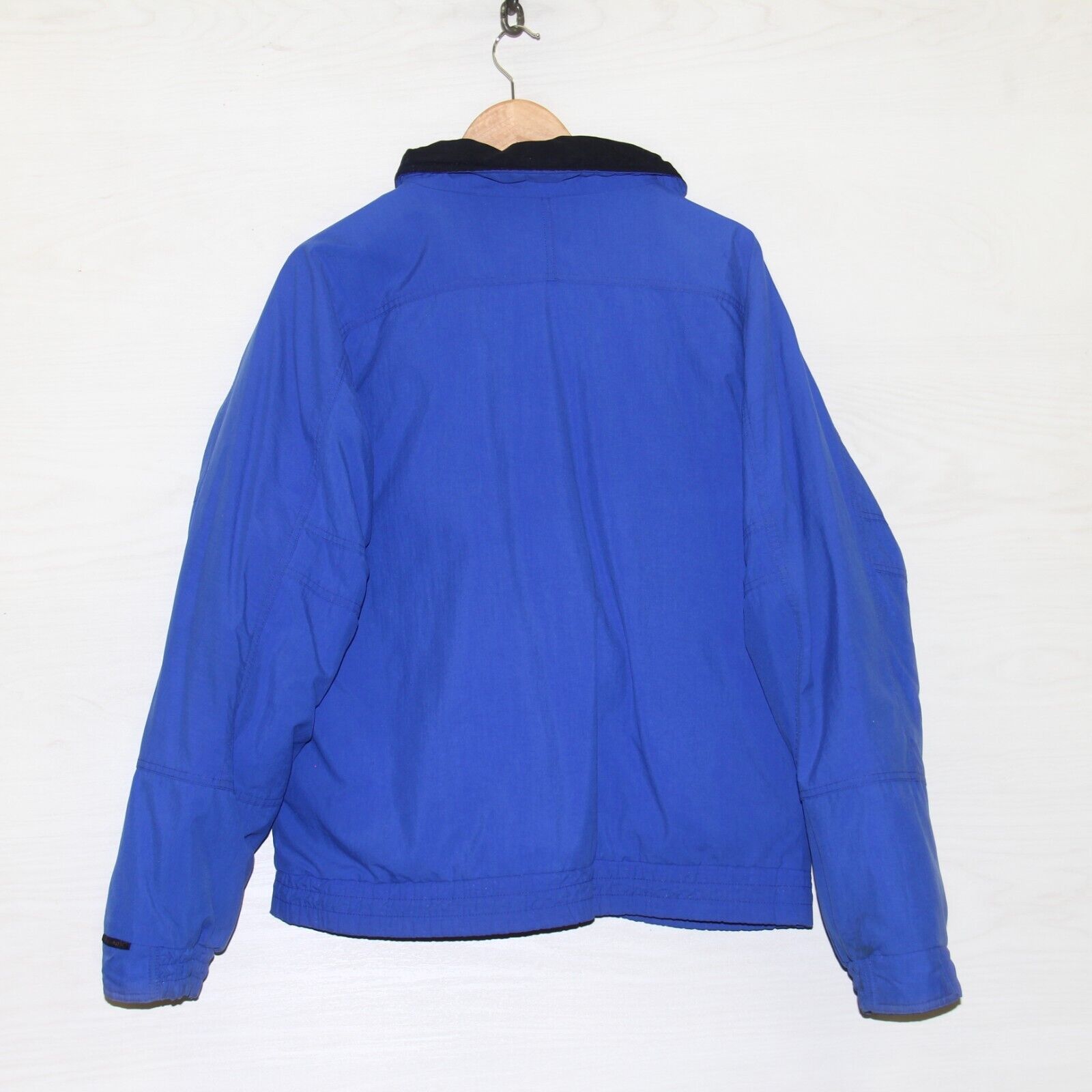 Vintage Eddie Bauer Jacket Size Large Goose Down Insulated Blue