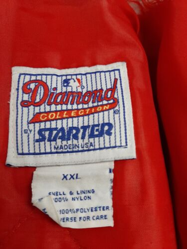 Vintage Cleveland Indians Starter Dugout Jacket Size 2XL Diamond Collection  MLB