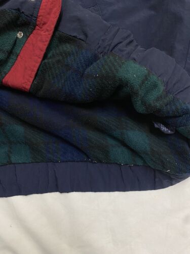 Vintage Tommy Hilfiger Light Jacket Size XL Flag Patch Fleece Lined