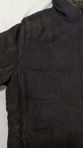 Vintage LL Bean Long Parka Jacket Size XL Brown Goose Down