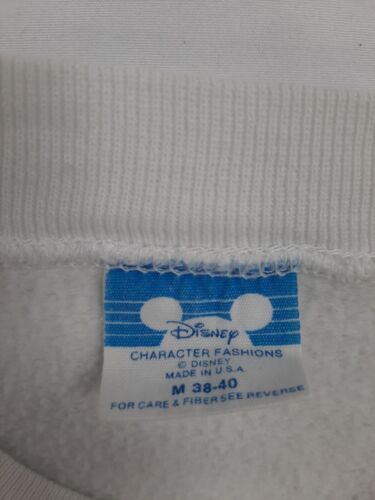 Vintage Minnie Mouse Disney Sweatshirt Crewneck Size Medium 80s Double Sided