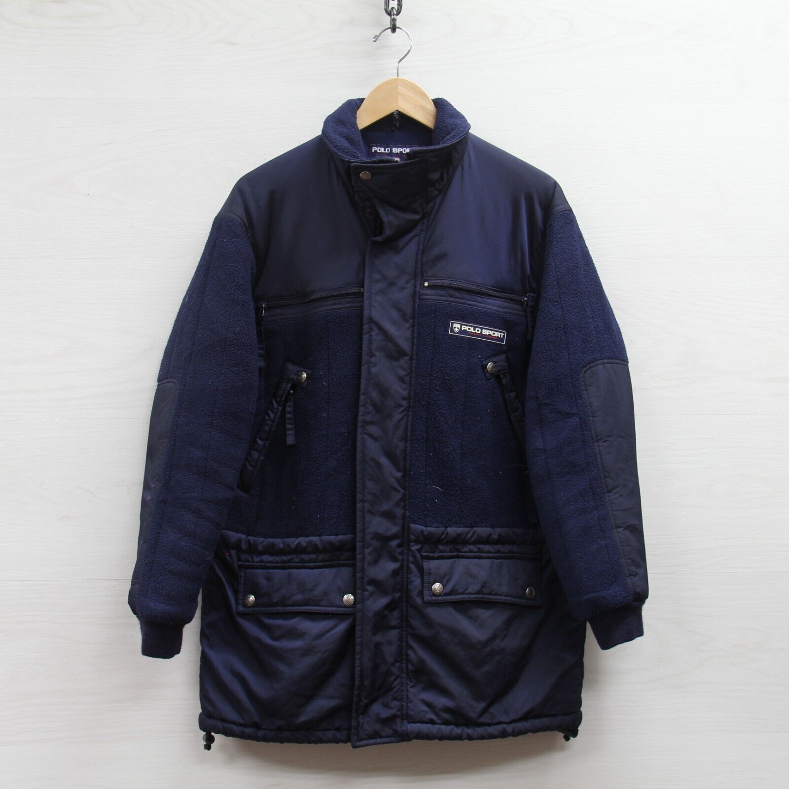 Polo sport blue on sale jacket