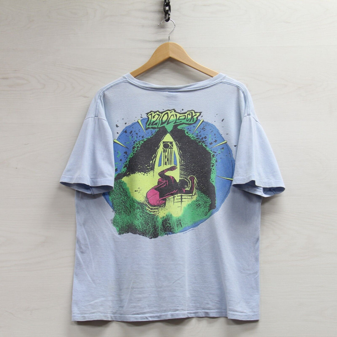 Vintage Ocean Pacific Team T-Shirt Size Medium 1990 90s Surf Single Stitch