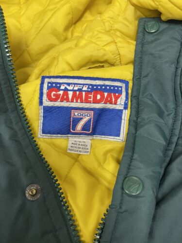 90’s Grean Bay Packers vintage game fashion day puffer jacket