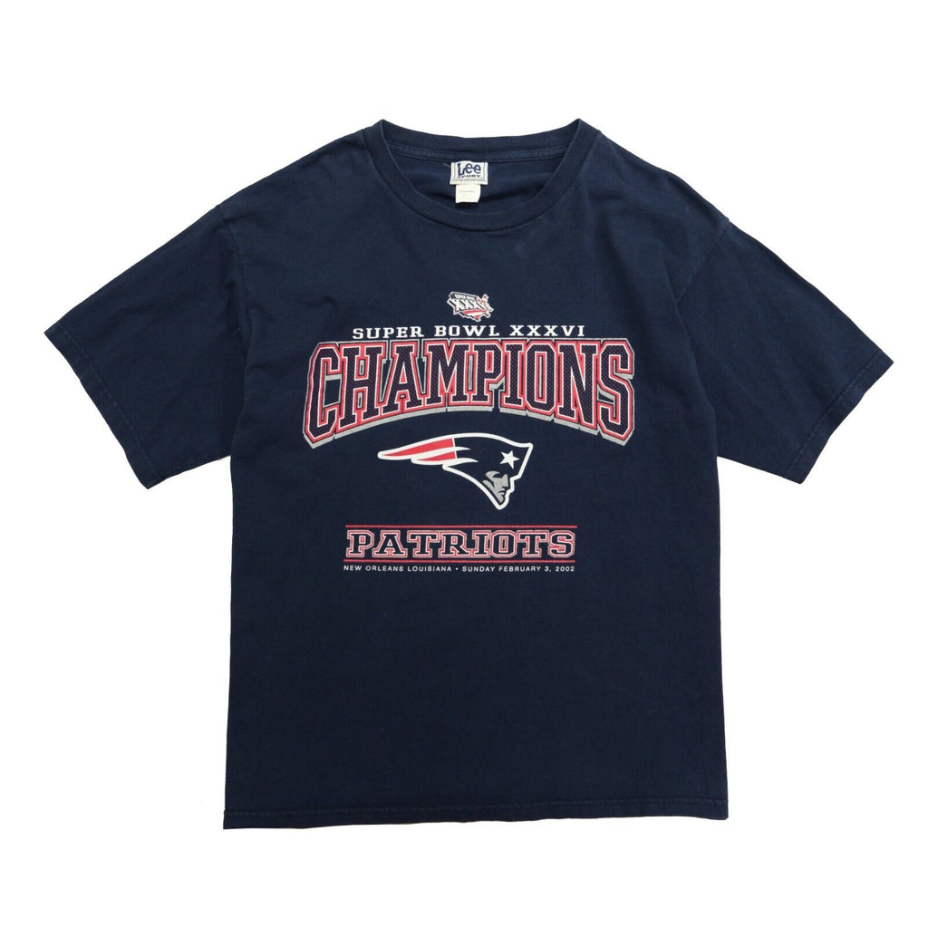 Vintage New England Patriots Superbowl XXXVI Lee T-Shirt Size