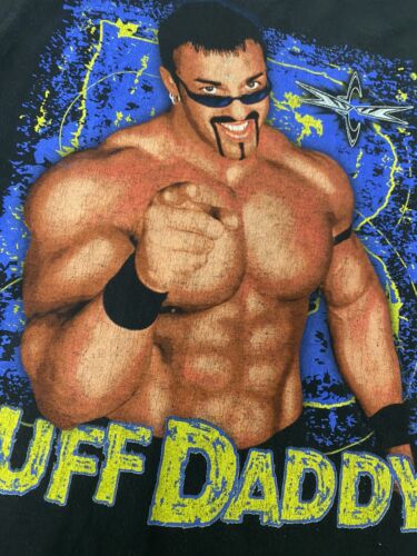 Vintage Buff Daddy Bagwell Nitro Wrestling T-Shirt Size Medium 90s WCW