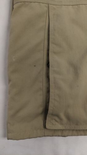 Vintage LL Bean Field Coat Jacket Size Large Tan Game Pocket 90s