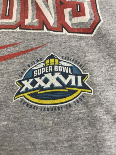 Vtg NFL Super Bowl XXXVII 2003 Tampa Bay Buccaneers Champions T