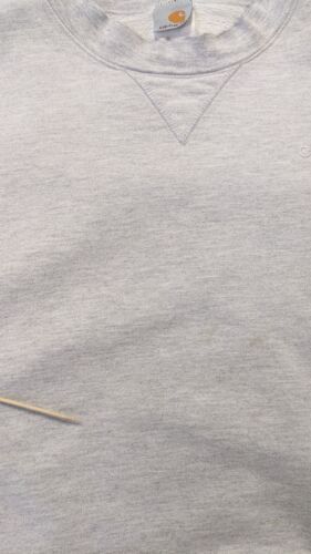 Vintage Carhartt Sweatshirt Crewneck Size 2XL Gray Embroidered Logo