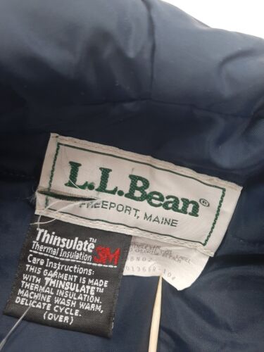 Vintage LL Bean Windbreaker Light Jacket Size Large Red 1/2 Zip Pullover