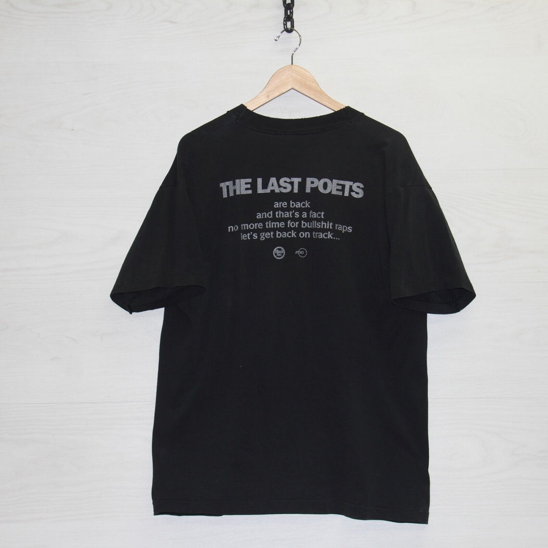 Vintage Holy Terror The Last Poets T-Shirt XL 90s Black Civil Rights Jazz Rap