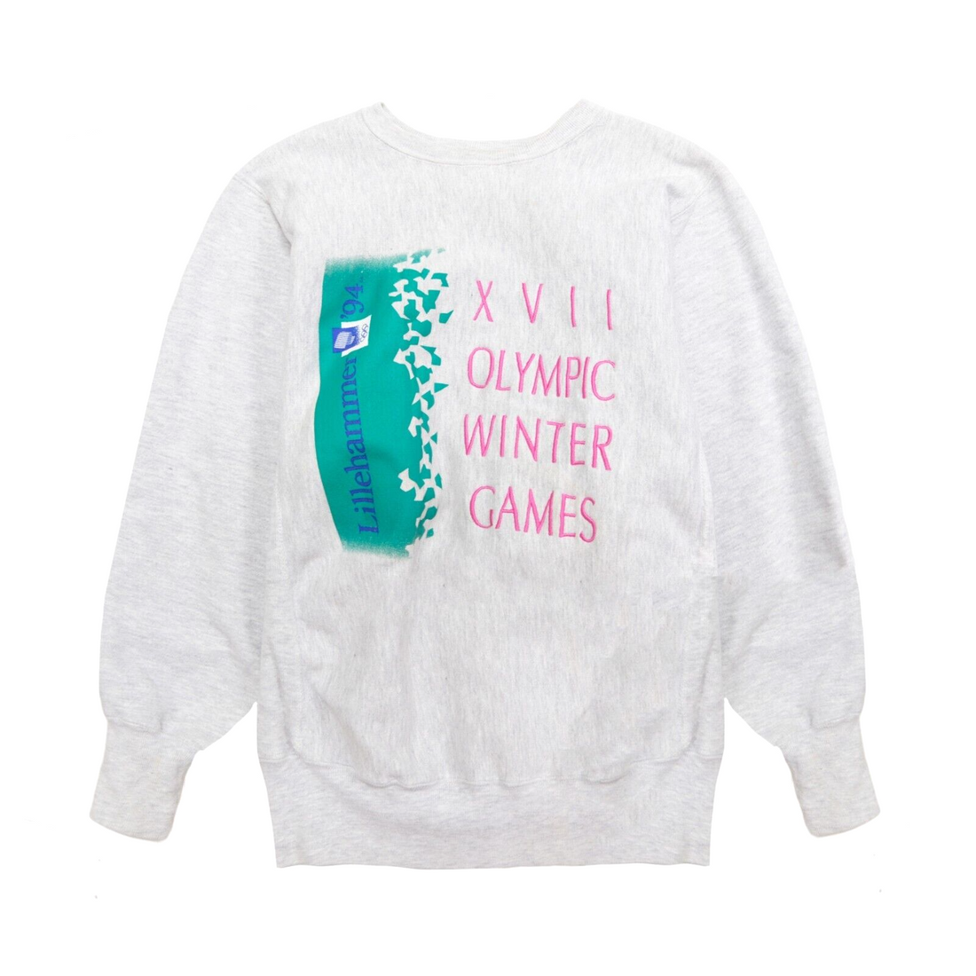 Champion sweater grey sales crew neck 94