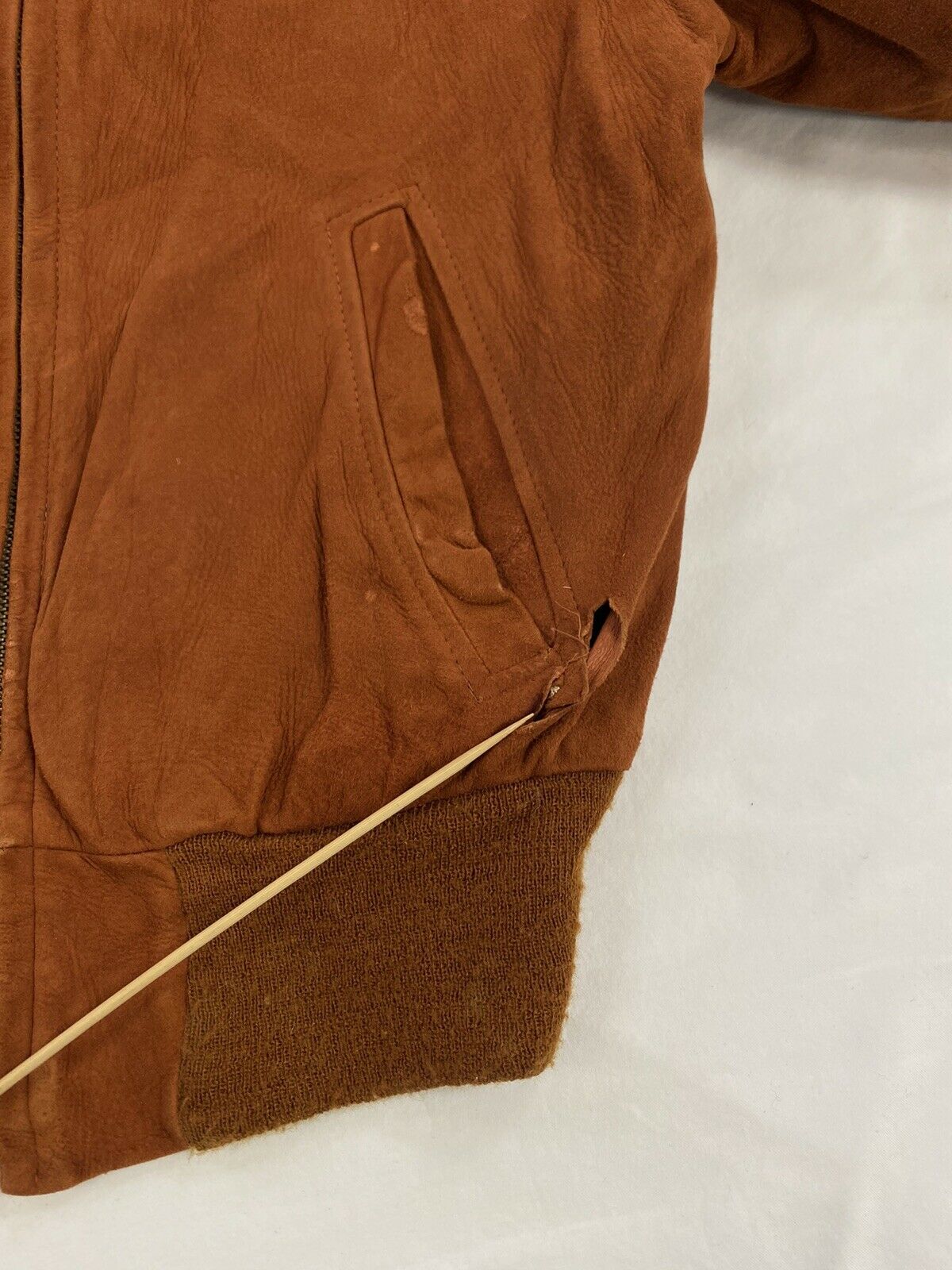 Schott suede bomber on sale jacket