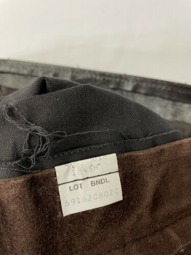 Vintage Schott 184 Leather Flight Bomber Jacket Size 46 Brown Made USA