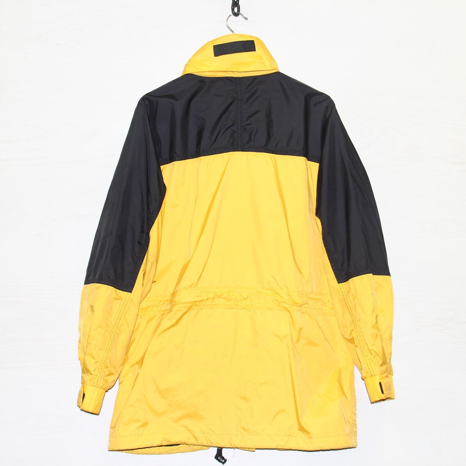 Vintage Woolrich Windbreaker Jacket Size Large Yellow Mountain 90s