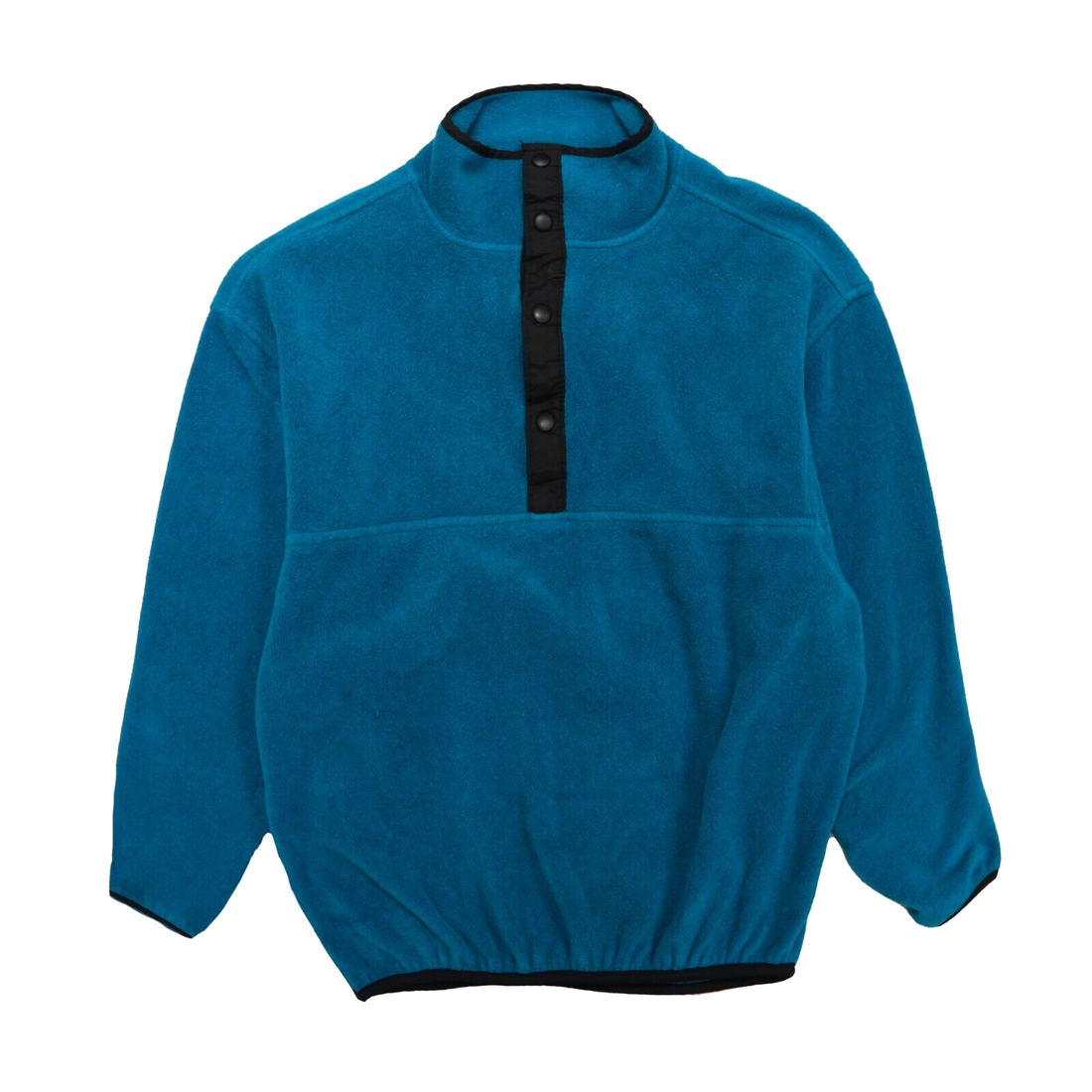 Vintage Woolrich Snap T Pullover Fleece Jacket Size Large Teal