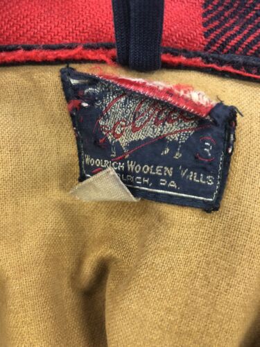 Vintage Woolrich Mackinaw Cruiser Wool Hunting Coat Jacket 44 50s 60s  Buffalo