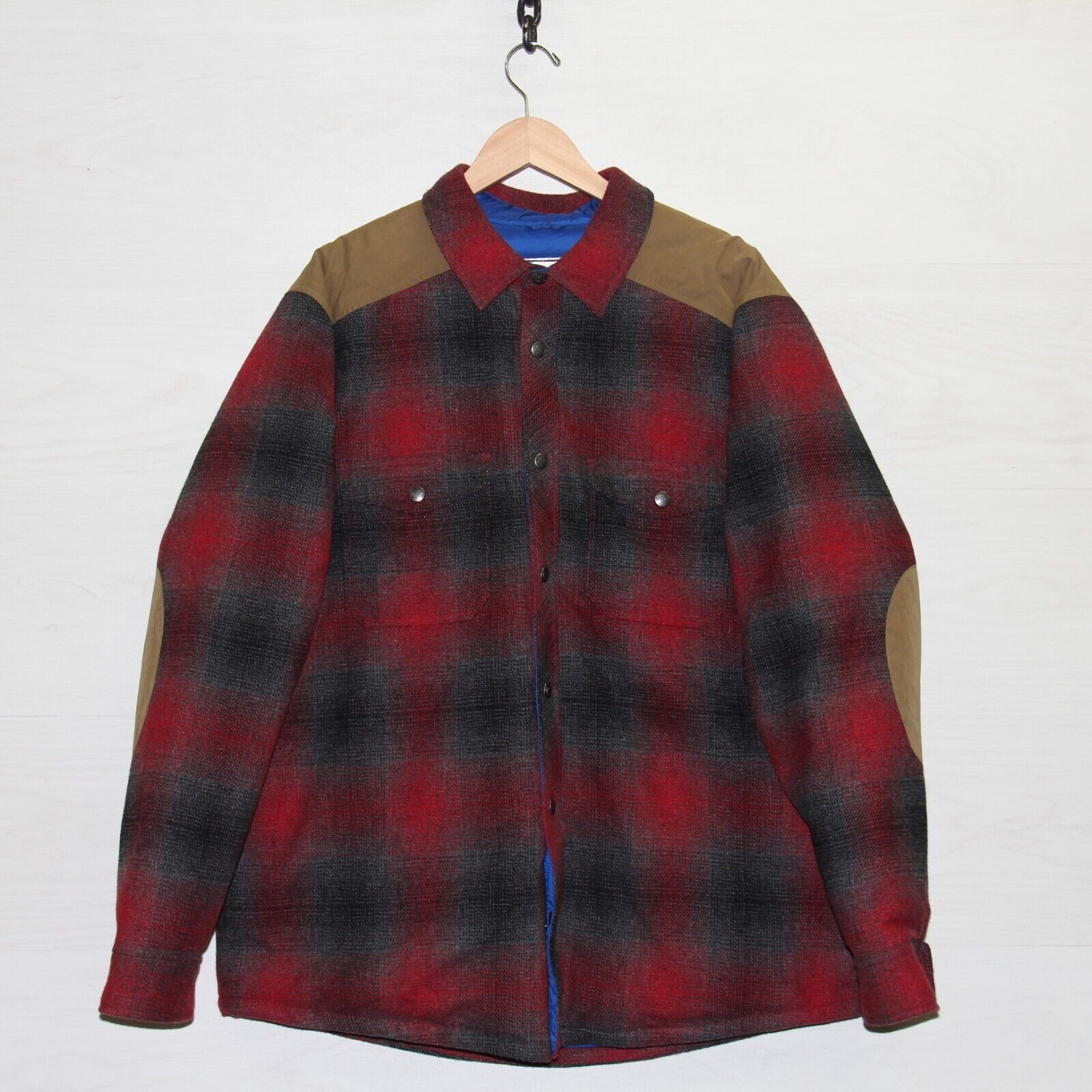 VIntage Woolrich Plaid Puffer Jacket Size XL 70s 80s Down