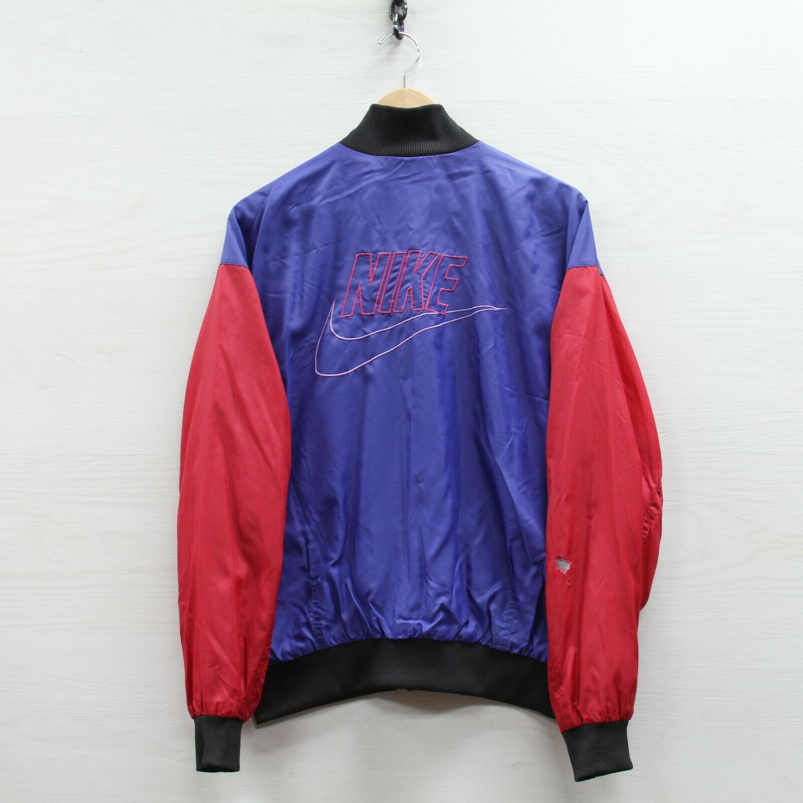Vintage Nike Windbreaker Jacket Size Medium Purple & Red 90s
