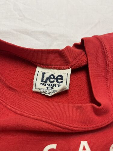 Vintage Chicago Blackhawks Lee Sport Sweatshirt Crewneck Size XL NHL 90s