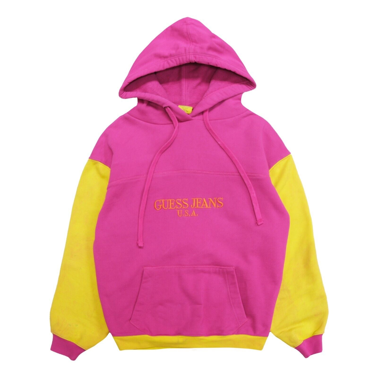 Guess hoodie yellow online