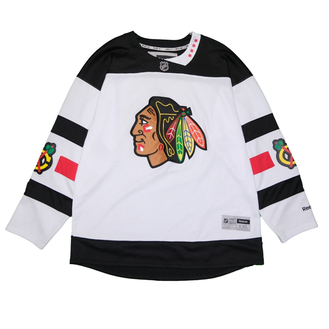 Chicago Blackhawks Reebok Hockey Jersey Size 2XL White NHL
