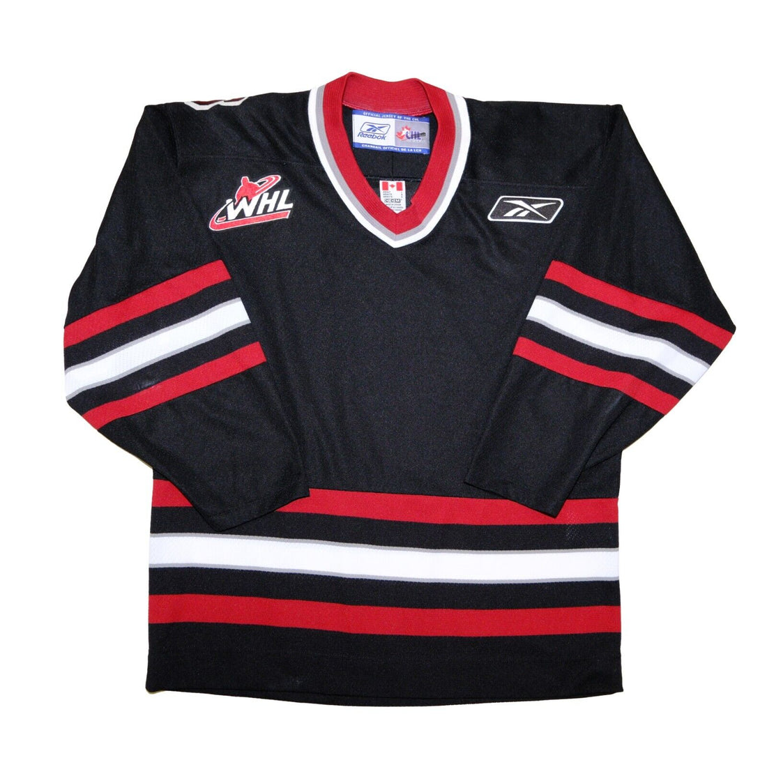 Vintage Red Deer Rebels Reebok Hockey Jersey Size Large WHL