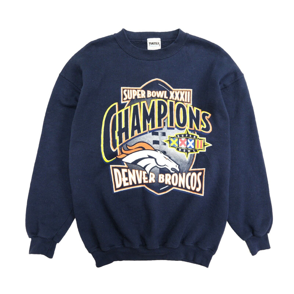 90s Denver Broncos NFL Sweatshirt Men's Medium to Large 