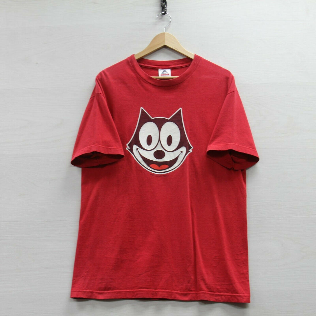 Vintage Felix the Cat T-Shirt Size Large Red