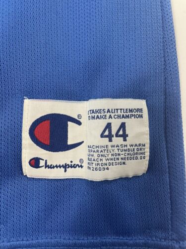 Vintage Orlando Magic Penny Hardaway Champion Jersey Size 44 Blue NBA