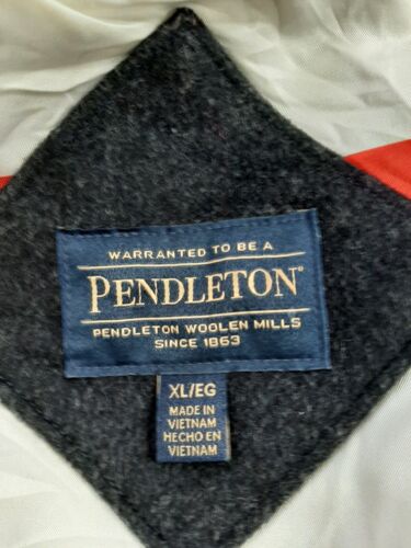 Pendleton Wool Overcoat Jacket Size XL Dark Gray
