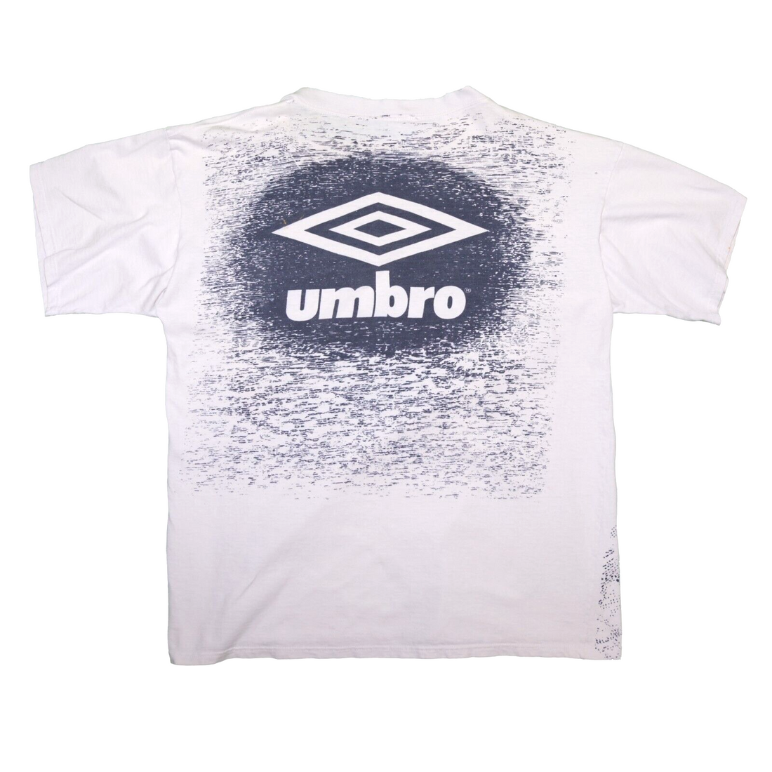 Vintage England National Team Umbro T-Shirt Medium All Over Three Lions FIFA