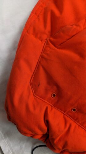 Vintage Polo Jeans Ralph Lauren Puffer Jacket Size XL Orange Down