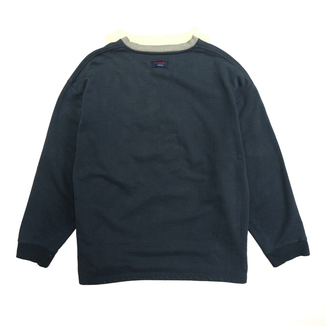 Vintage Tommy Hilfiger Jeans Sweatshirt Crewneck Size 2XL Blue Embroidered