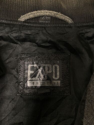 Vintage The X Files Expo Tour Leather Wool Varsity Jacket Size Large 1998  90s TV