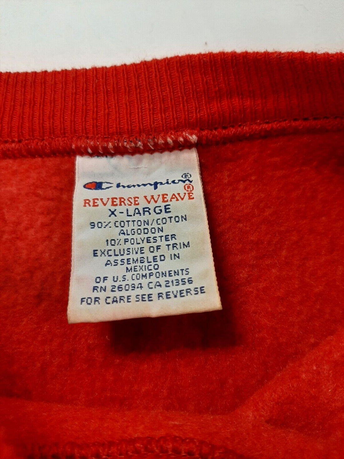 Vintage Sara Lee Champion Reverse Weave Sweatshirt Crewneck Size XL 90s Snack
