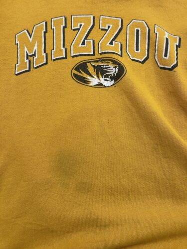 Vintage University of Missouri Tigers Sweatshirt Size 2XL 90s NCAA Made USA