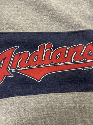 Cleveland Indians Sweatshirt Crewneck Size XS Made In USA MLB