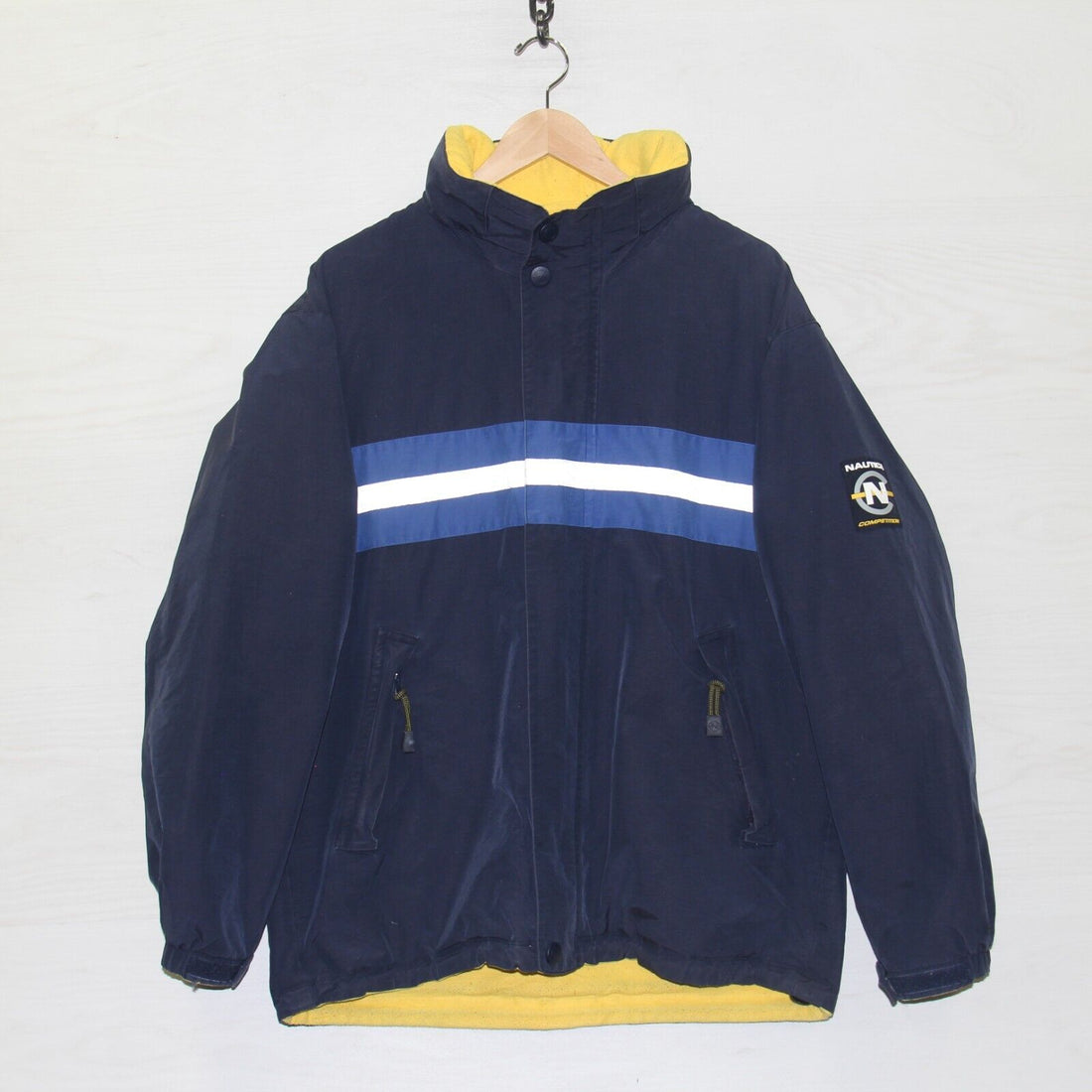 Vintage Nautica Competition Sailing Insulated Jacket Size Large Revers –  Throwback Vault