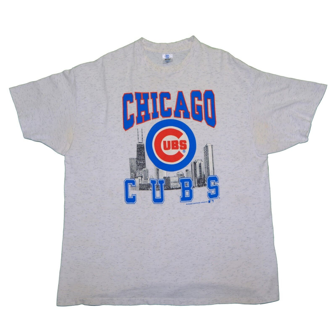 Vintage Chicago Cubs T-Shirt Size Heather Gray 2XL 1993 90s MLB