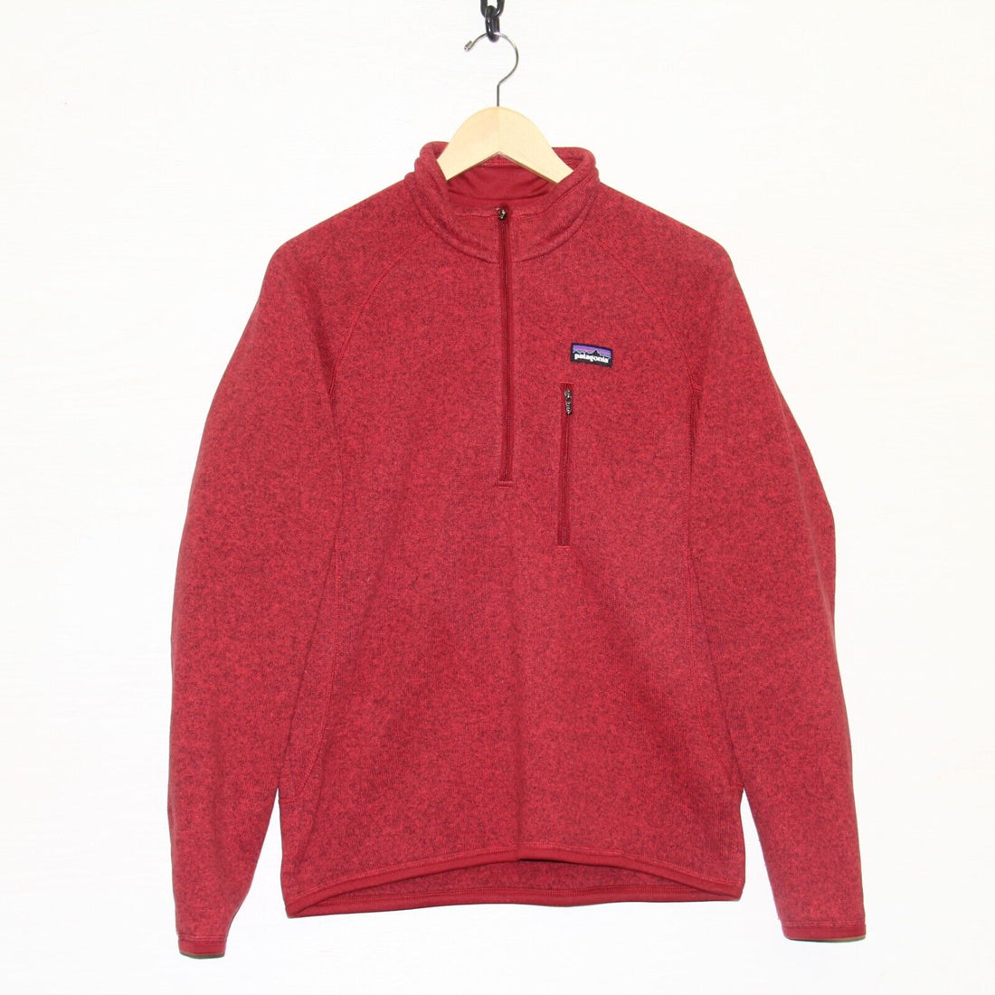Patagonia Quarter Zip Better Sweater Size Small Red Pullover