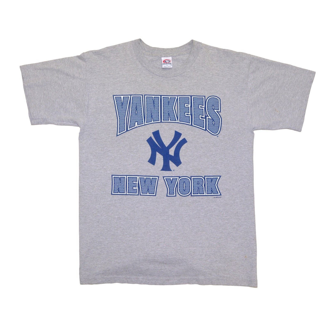 Vintage New York Yankees T-Shirt Size Large Gray MLB 2001