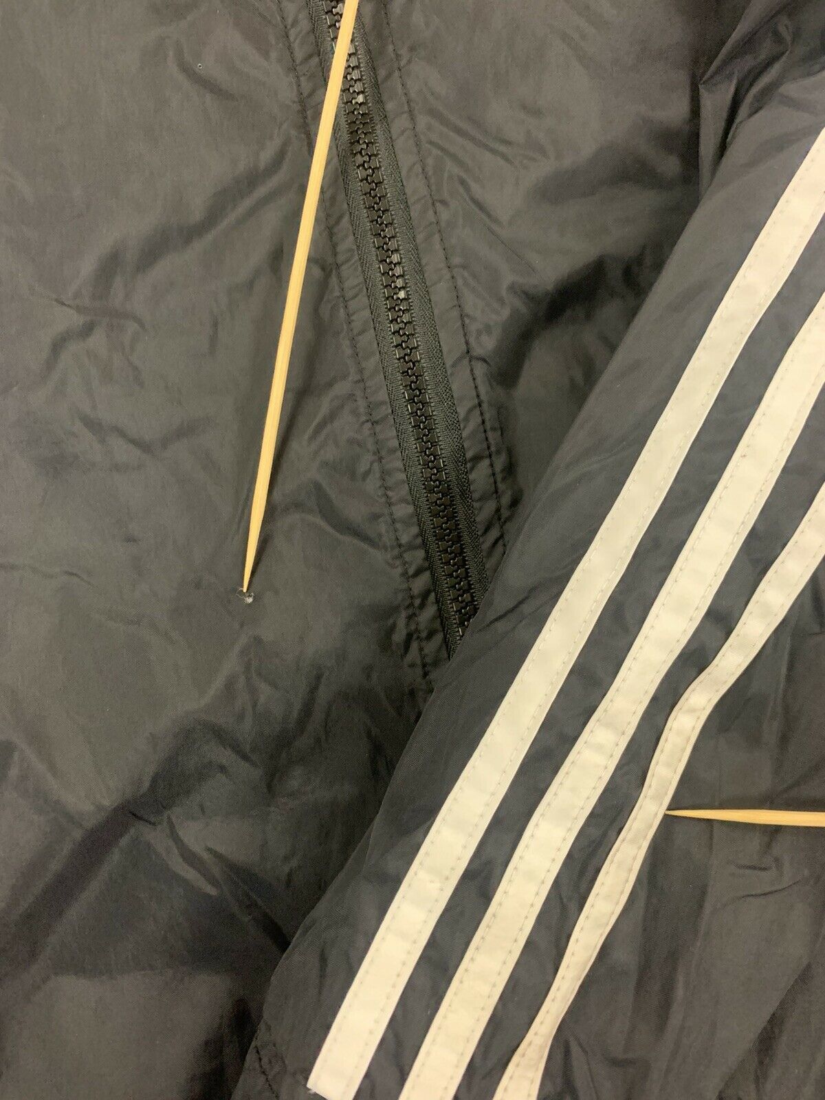 Vintage Adidas Windbreaker Jacket Size 2XL Black – Throwback Vault