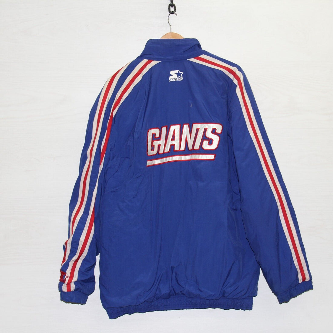 Vintage New York Giants Starter Puffer Jacket Size XL Insulated Full Zip NFL