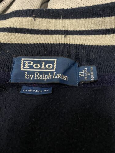 Vintage Polo Ralph Lauren 1/4 Zip Pullover Sweatshirt Hoodie XL