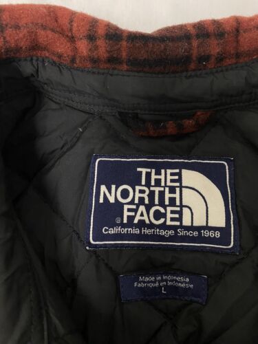 The North Face 550 Down Insulated Jacket Size Large Plaid