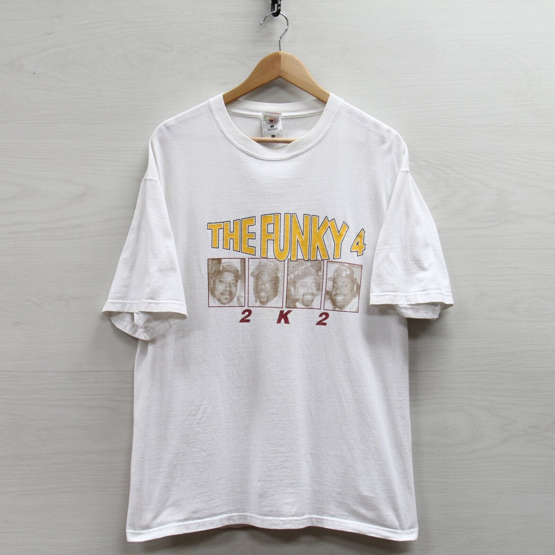 Vintage The Funky Four 2K2 T-Shirt Size XL Jazzy Jeff DJ Break Out Guy Williams