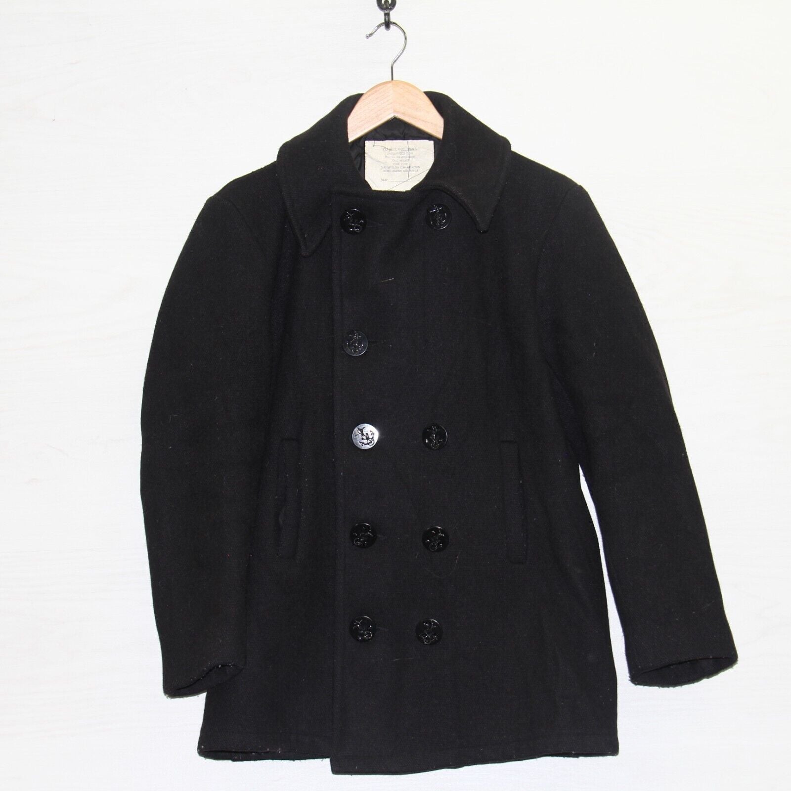 Vintage us navy hot sale pea coat